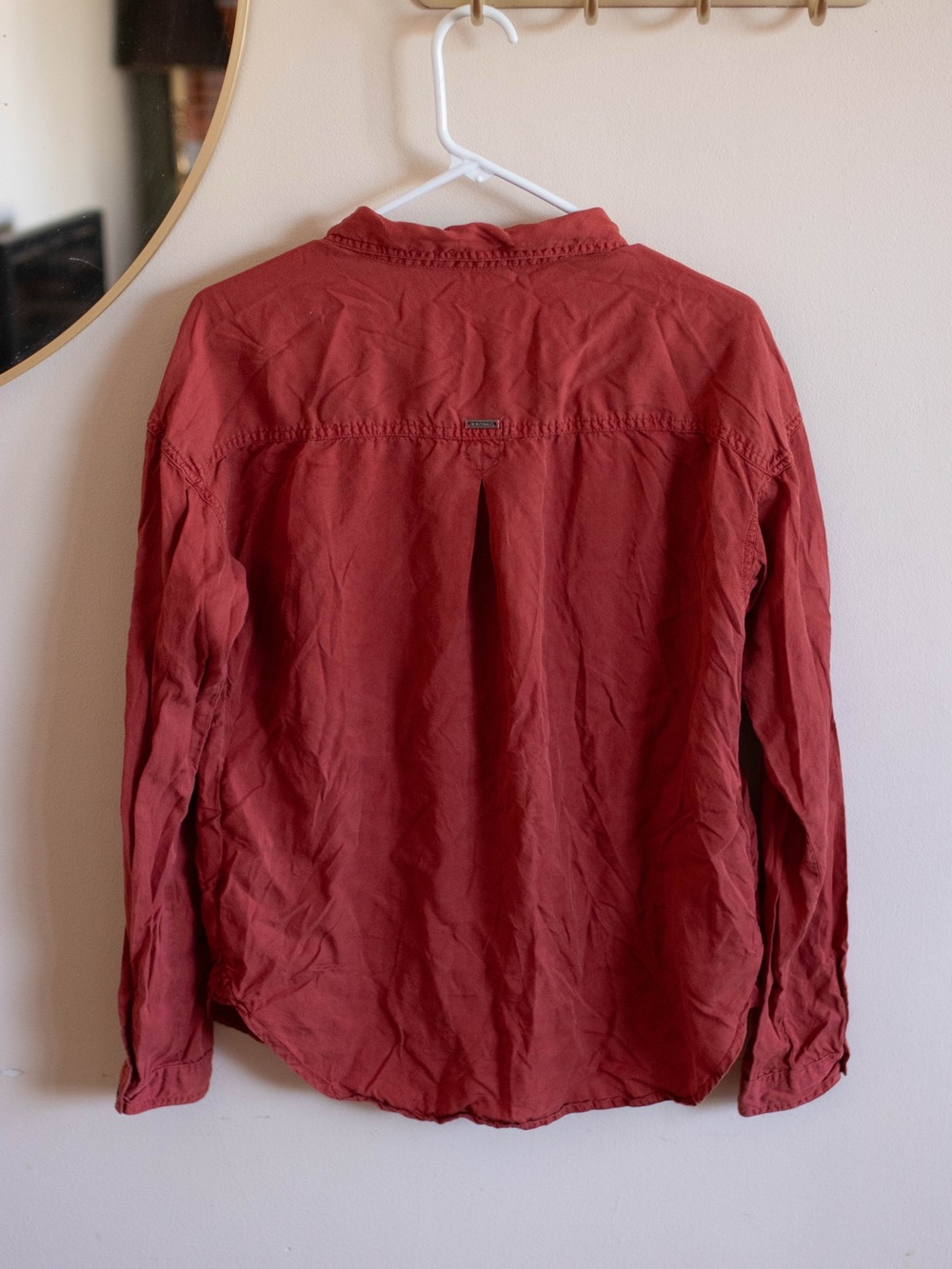 PrAna Rust Orange Button-Up - Picture 4 of 8